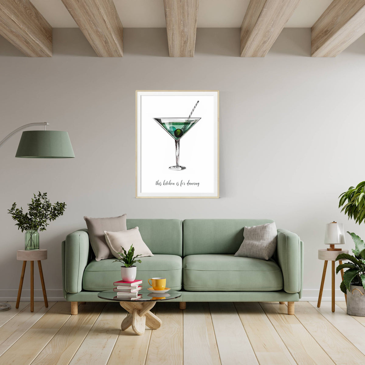 Whitmore Curve Typography Wall Art Print — gallery image 2