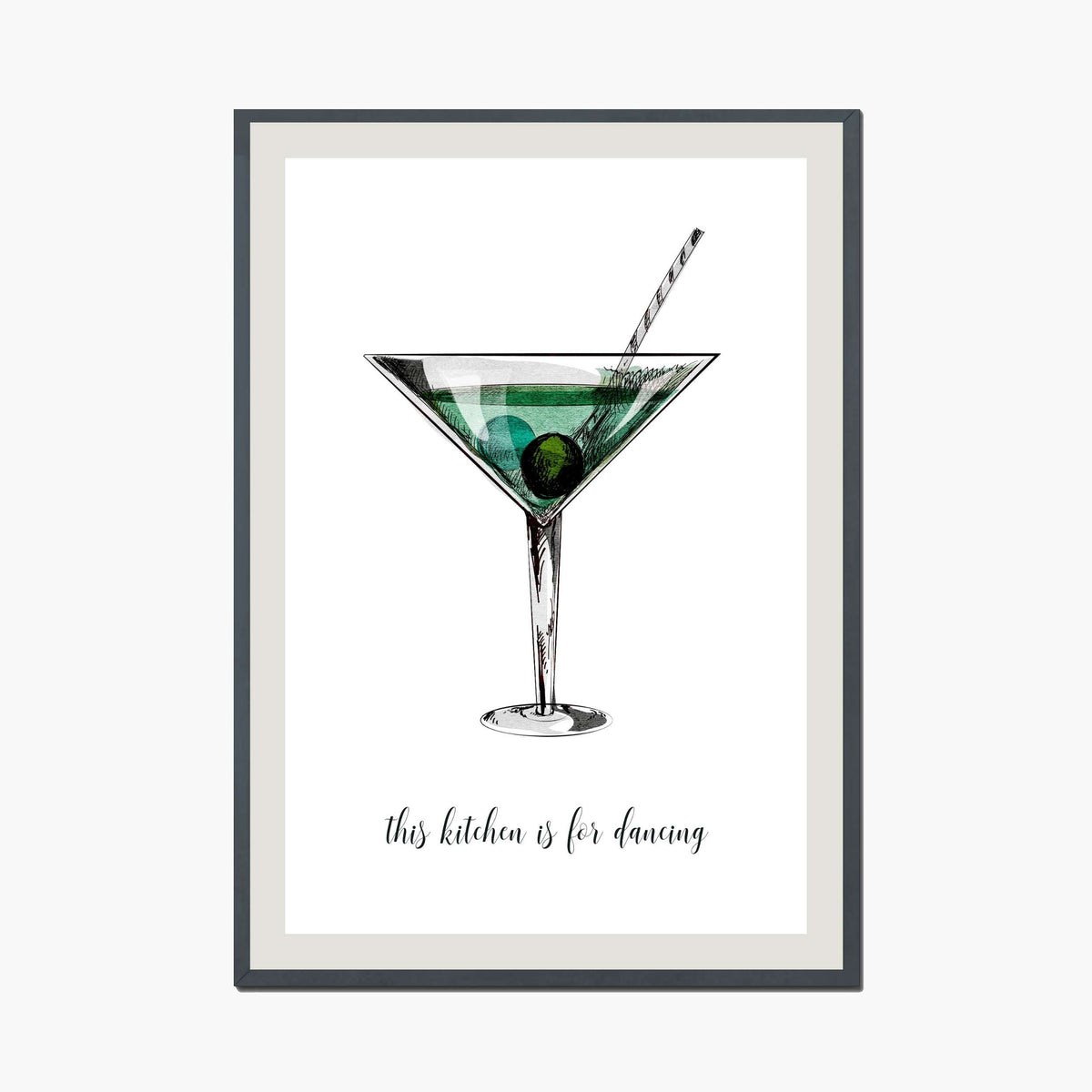 Whitmore Curve Typography Wall Art Print — gallery image 1
