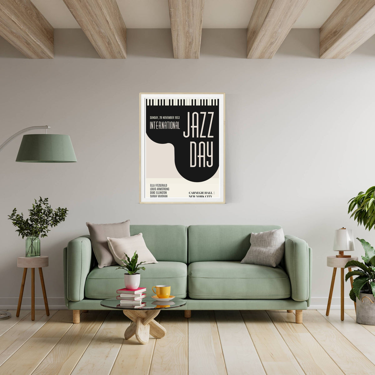 Woodford Curve Jazz Wall Art Print — gallery image 2