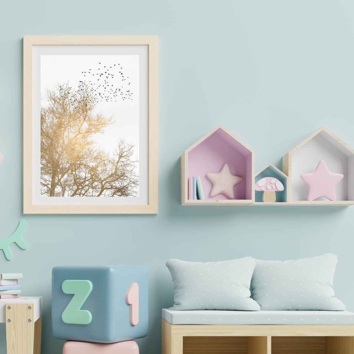 Cedar Axis Bird Wall Art Print — gallery image 18