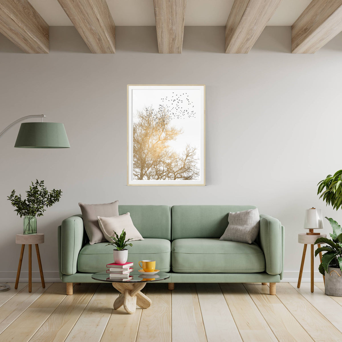 Cedar Axis Bird Wall Art Print — gallery image 6