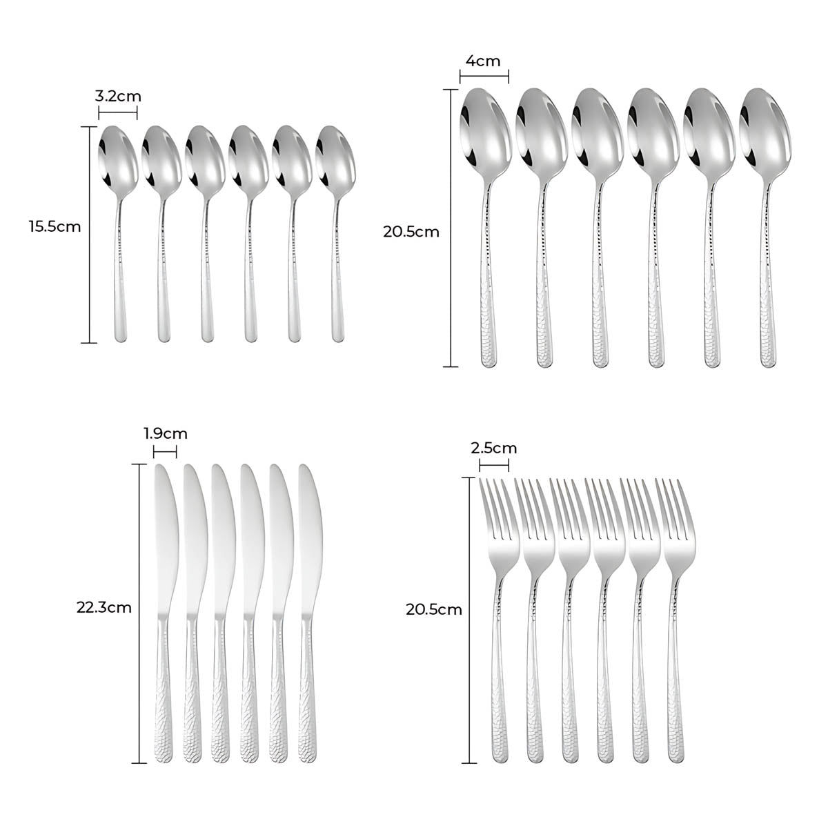 
Hollis Axis Ensemble de couverts en acier inoxydable — photo 16