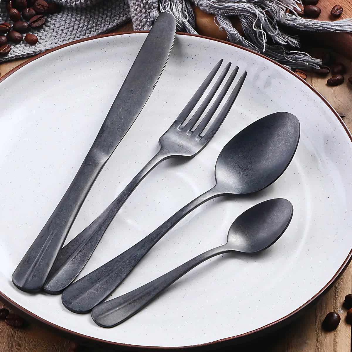 Rowan Axis Stainless Steel Flatware Set — gallery image 14