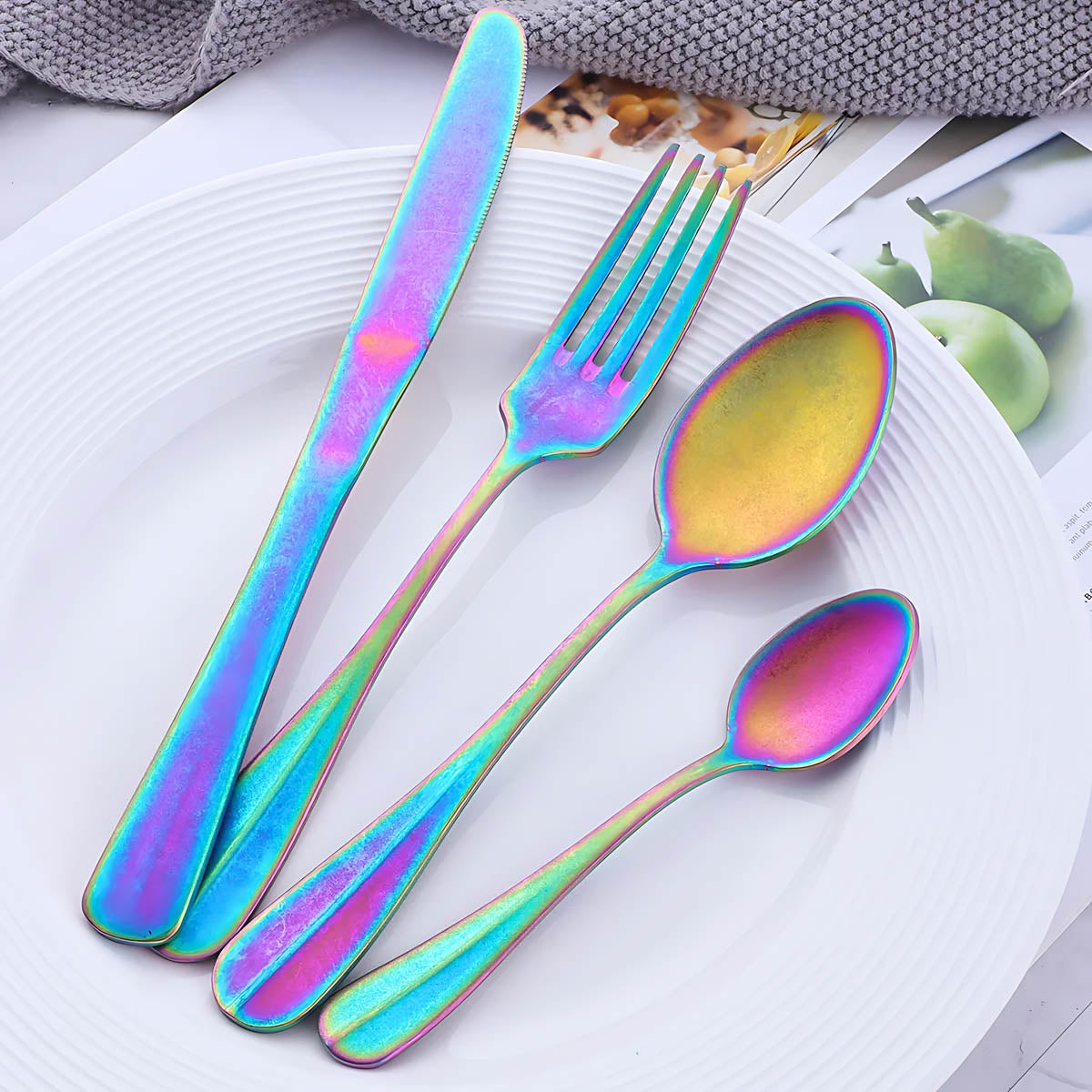 Rowan Axis Stainless Steel Flatware Set — gallery image 7