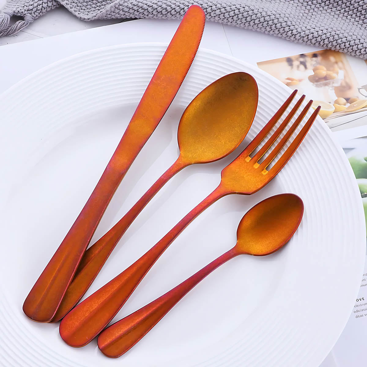Rowan Axis Stainless Steel Flatware Set — gallery image 15