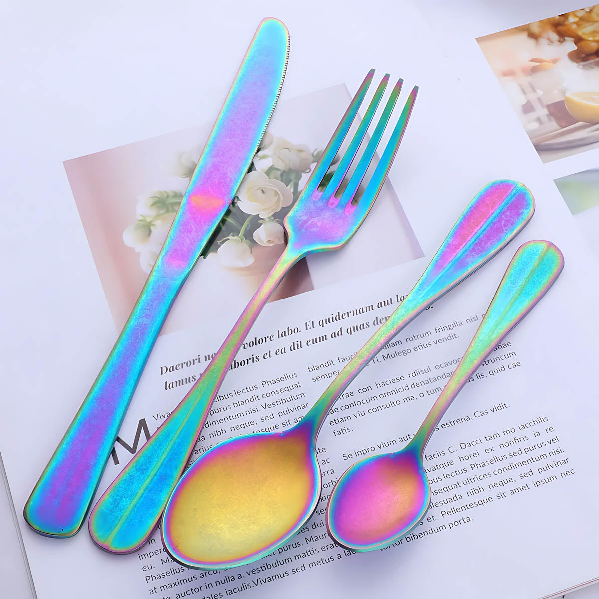 Rowan Axis Stainless Steel Flatware Set — gallery image 19