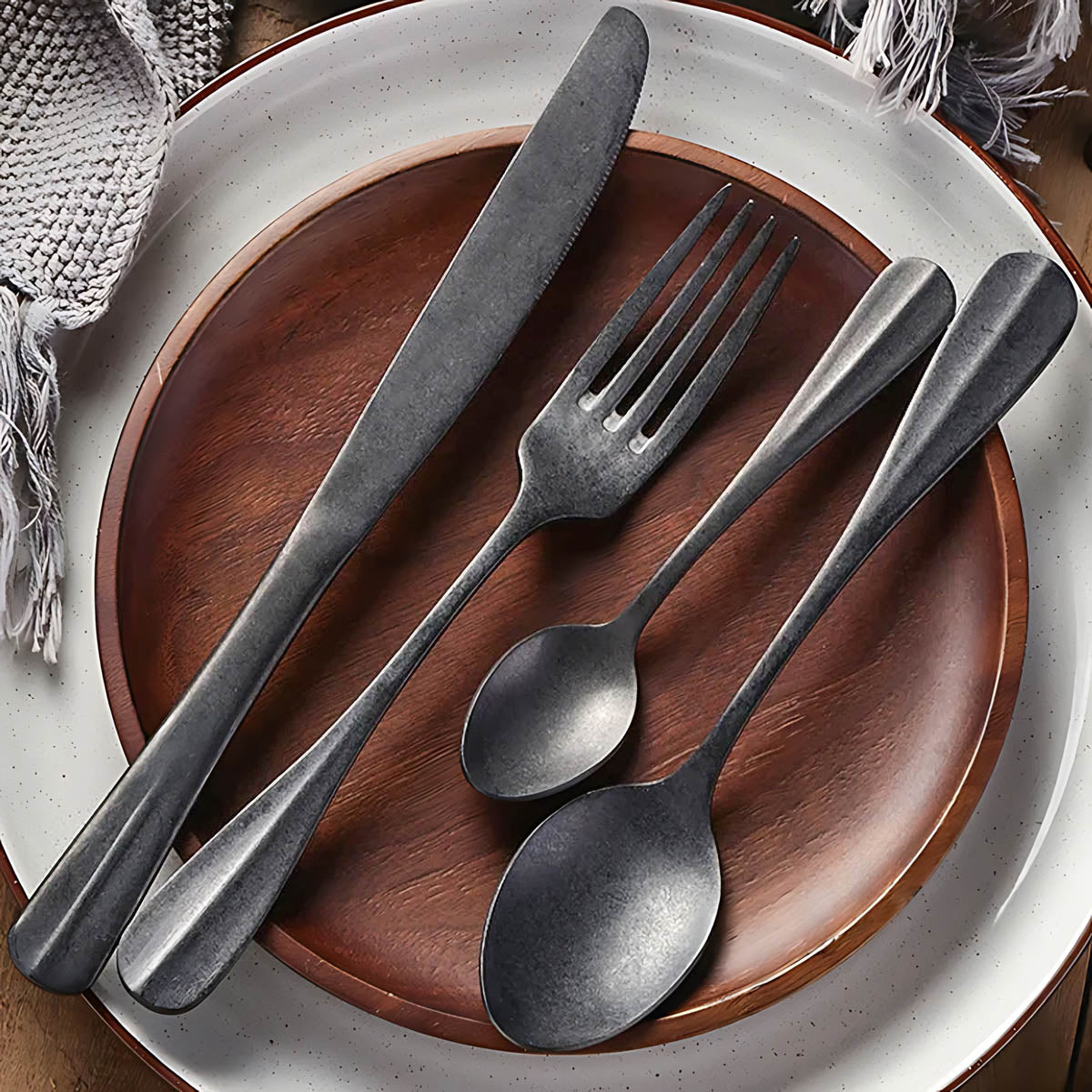 Rowan Axis Stainless Steel Flatware Set — gallery image 9