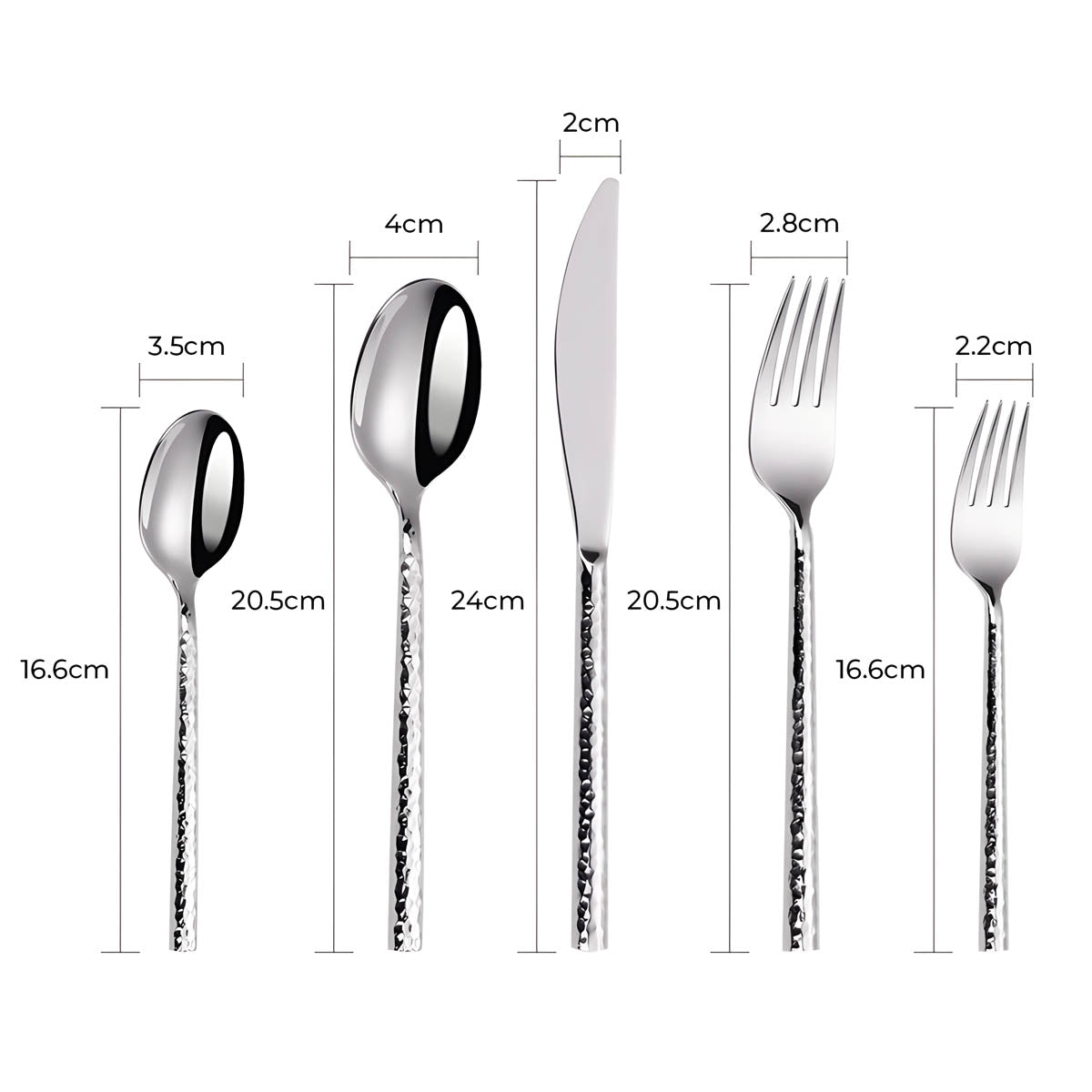 Juniper Axis Stainless Steel Flatware Set — gallery image 9