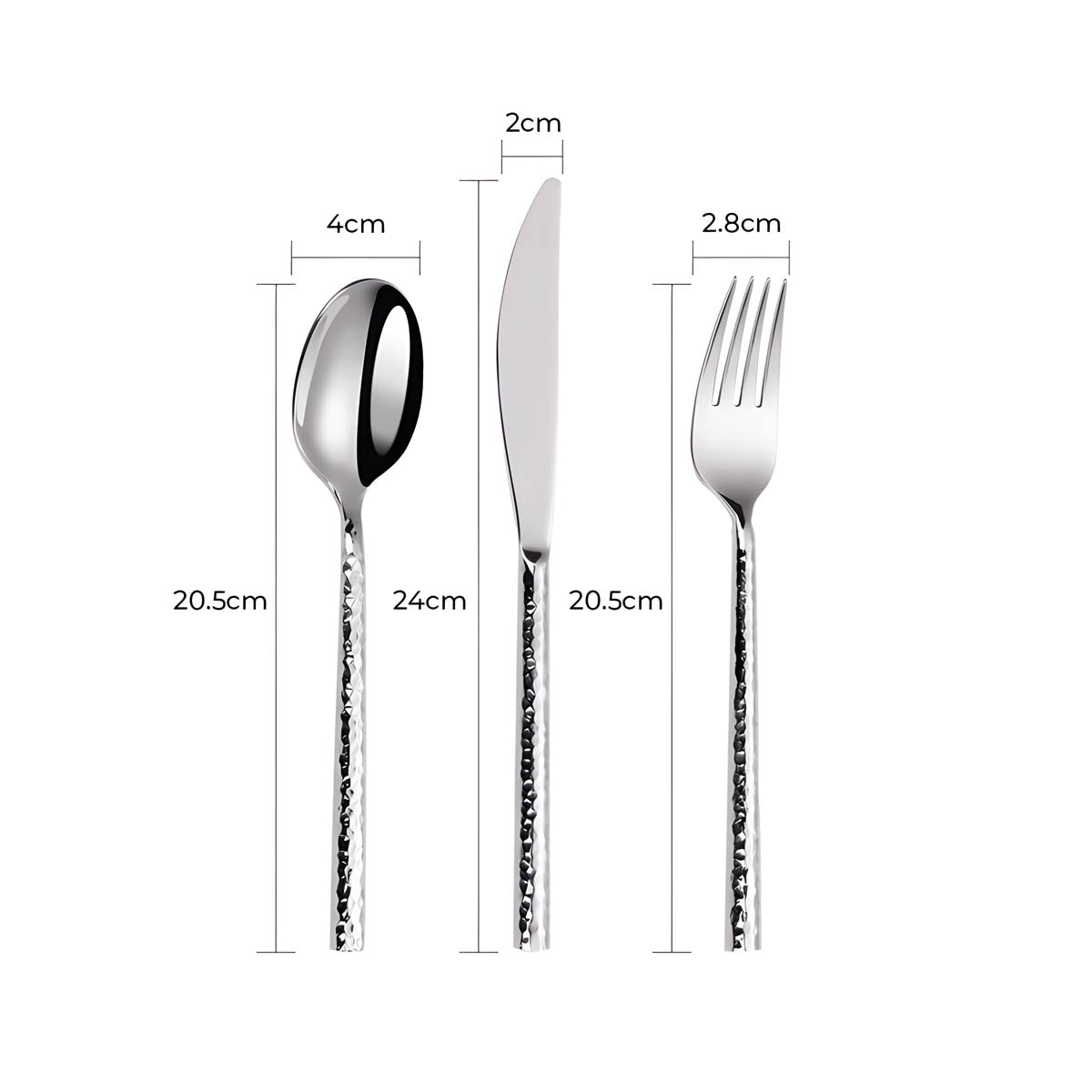 Juniper Axis Stainless Steel Flatware Set — gallery image 7