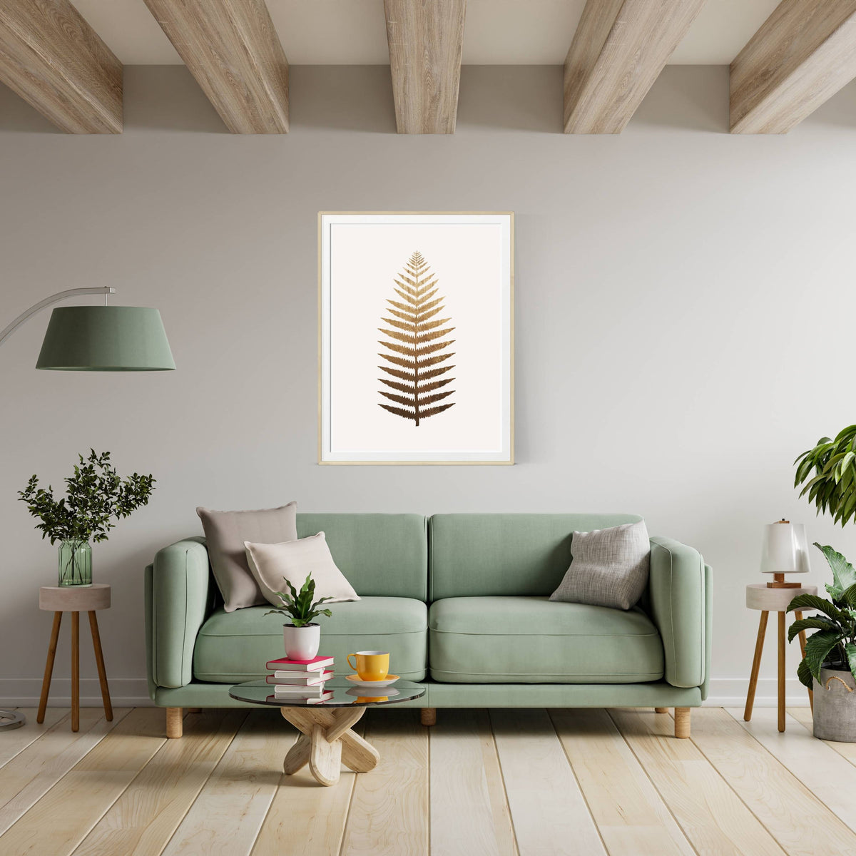 Wren Axis Botanical Wall Art Print — gallery image 3