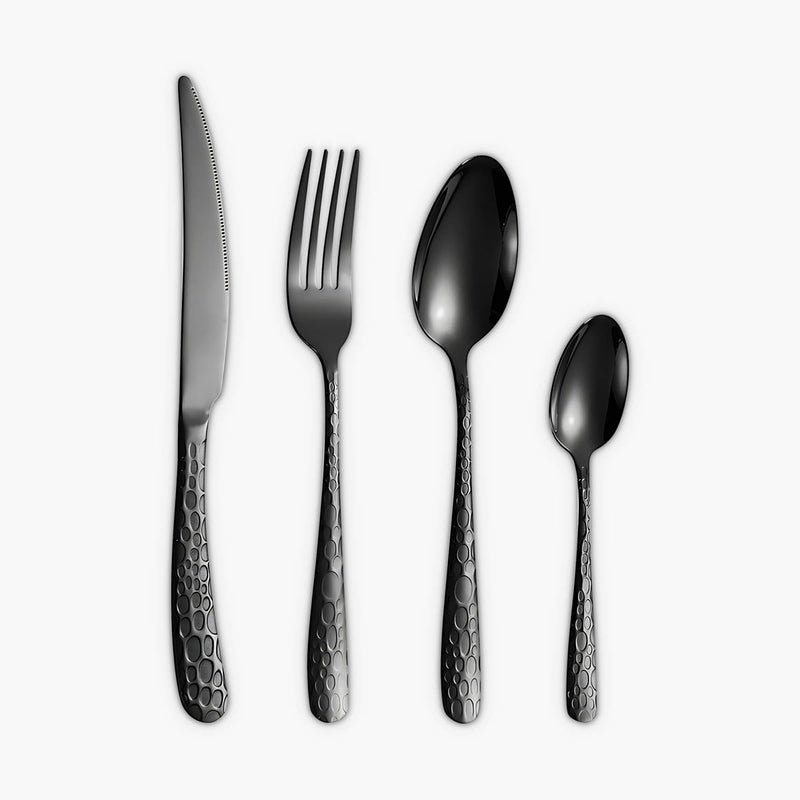 Tilden Axis Stainless Steel Honeycomb Flatware Set — gallery image 1