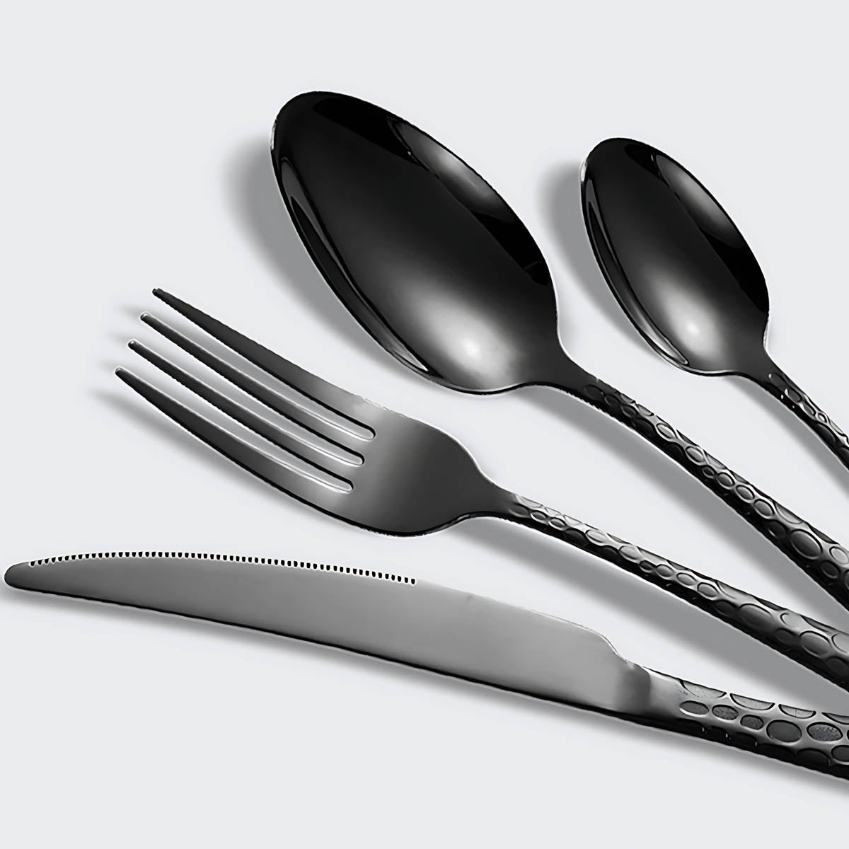 Tilden Axis Stainless Steel Honeycomb Flatware Set — gallery image 7