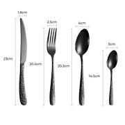 Tilden Axis Stainless Steel Honeycomb Flatware Set — gallery image 8