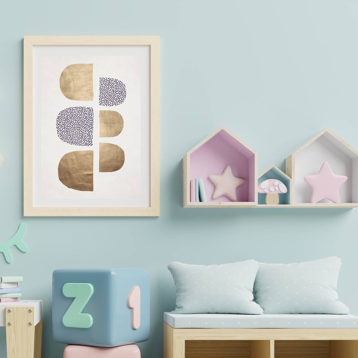 Reed Axis Geometric Wall Art Print — gallery image 17