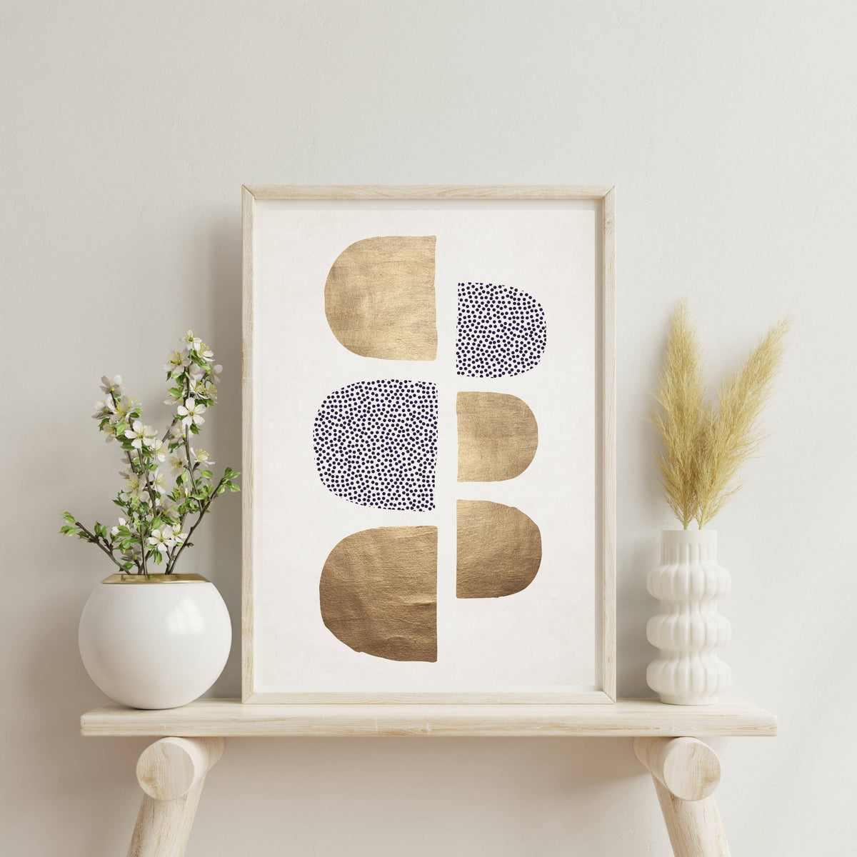 Reed Axis Geometric Wall Art Print — gallery image 2