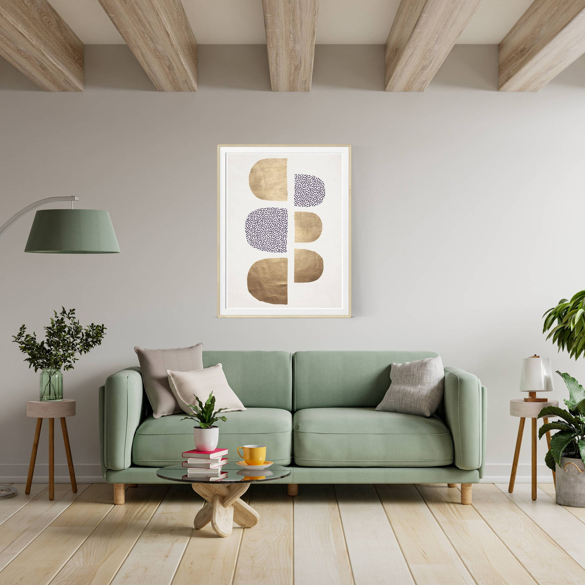 Reed Axis Geometric Wall Art Print — gallery image 12