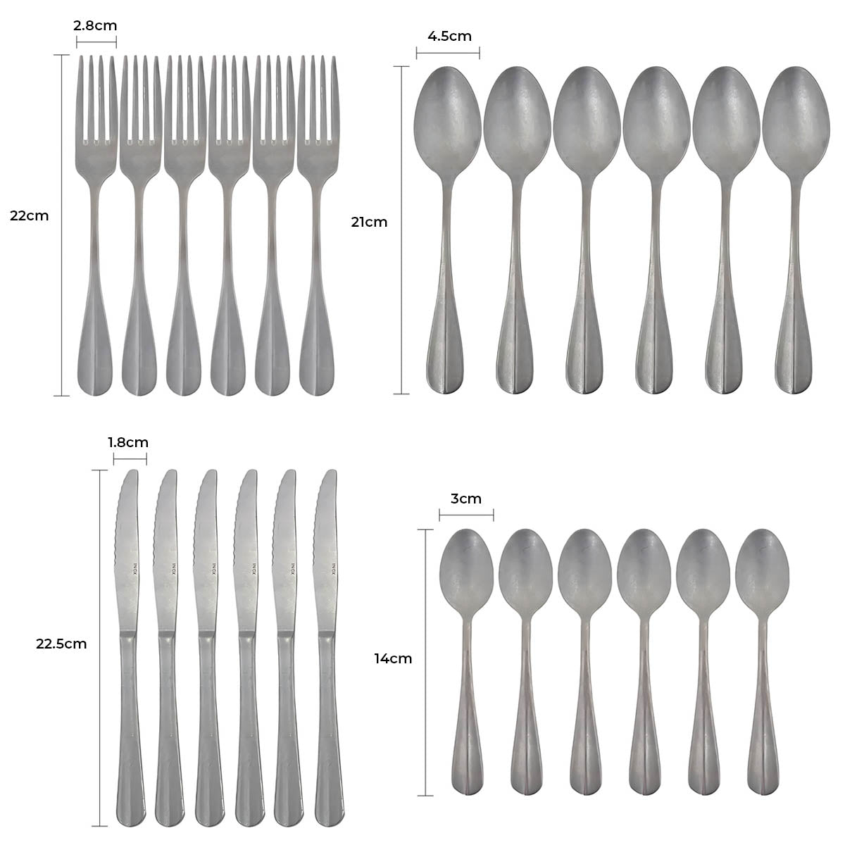 Fenwick Axis Stainless Steel Flatware Set — gallery image 14
