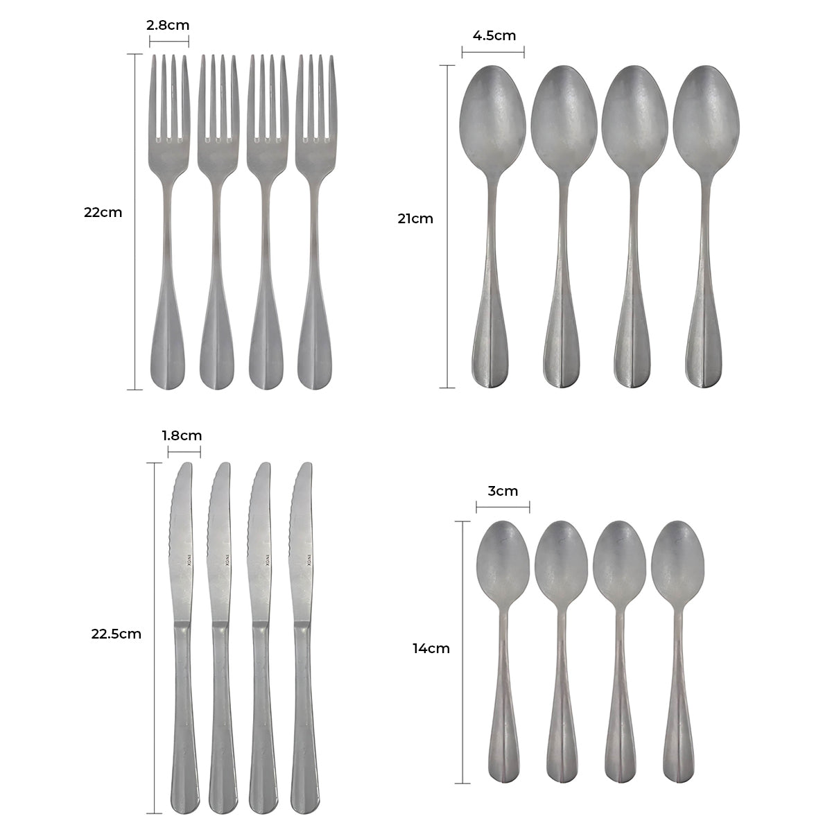 Fenwick Axis Stainless Steel Flatware Set — gallery image 13