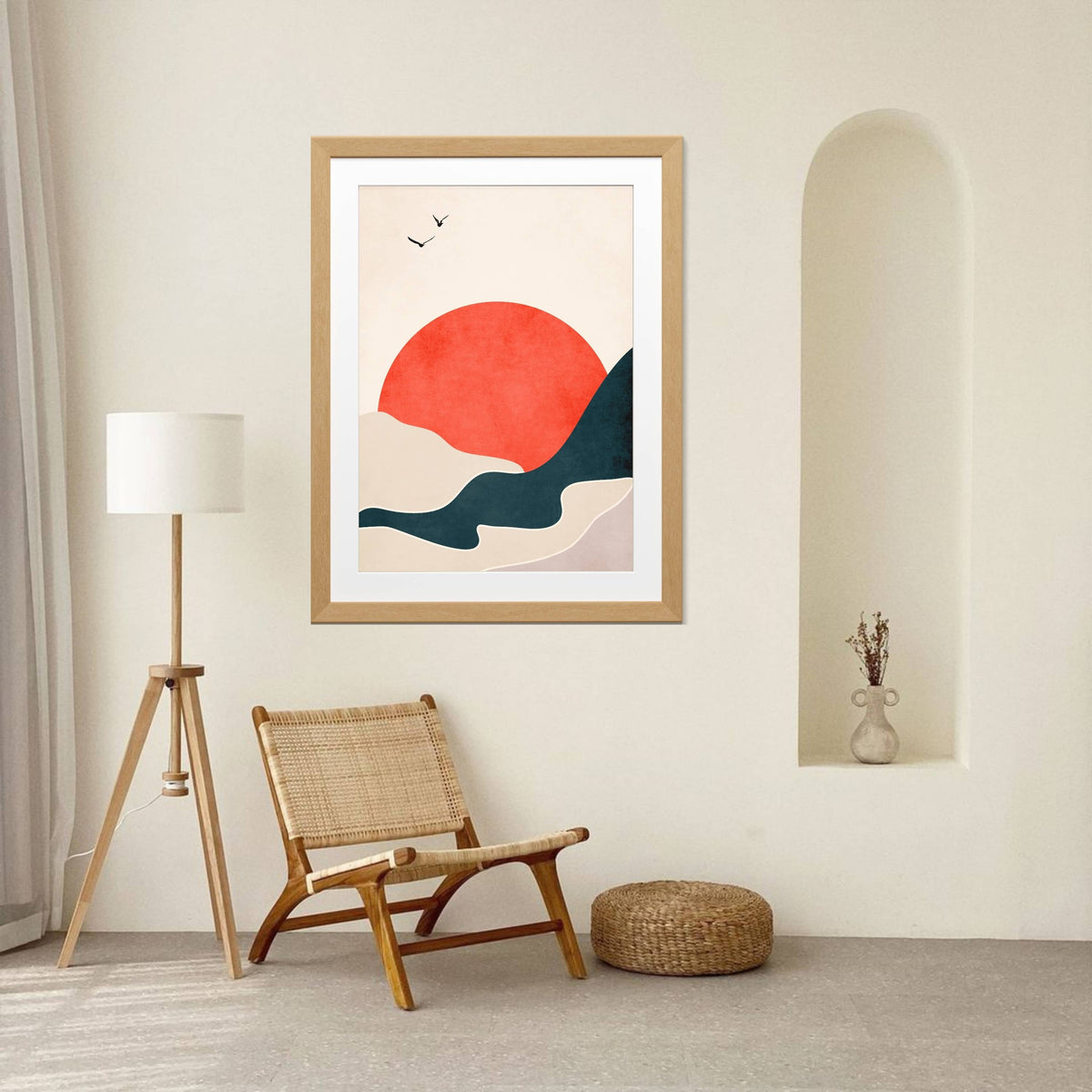 Hazel Axis Bird Wall Art Print — gallery image 14