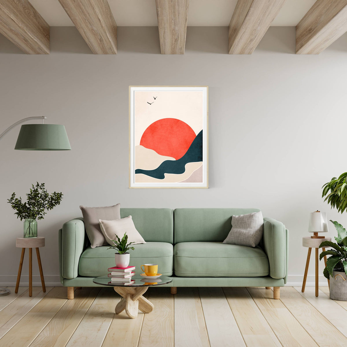 Hazel Axis Bird Wall Art Print — gallery image 15