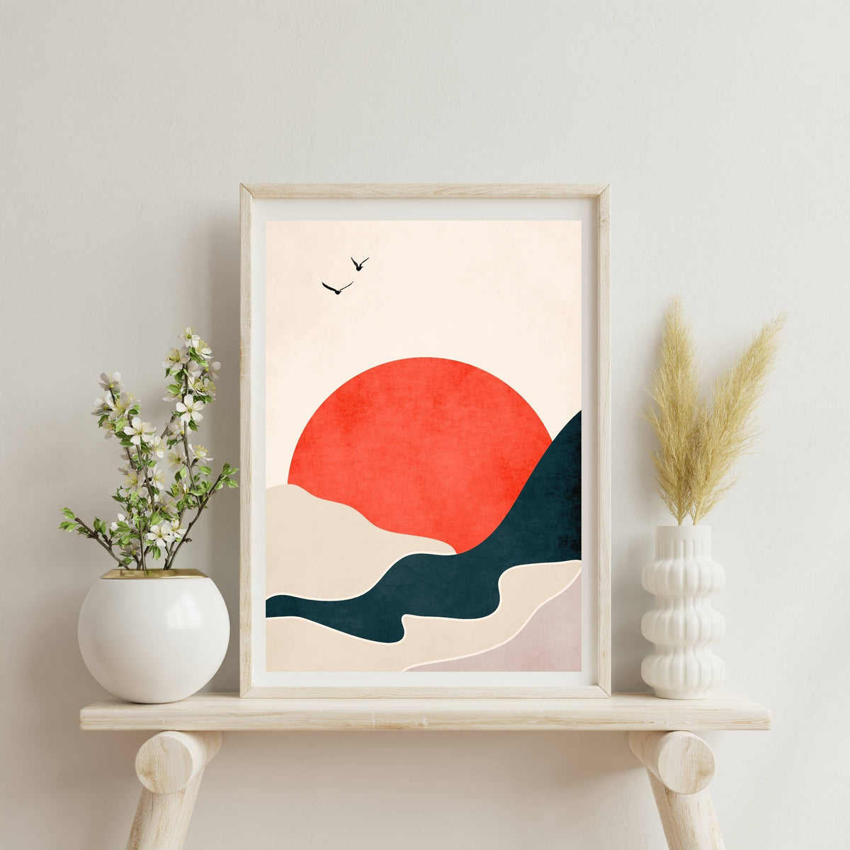 Hazel Axis Bird Wall Art Print — gallery image 5