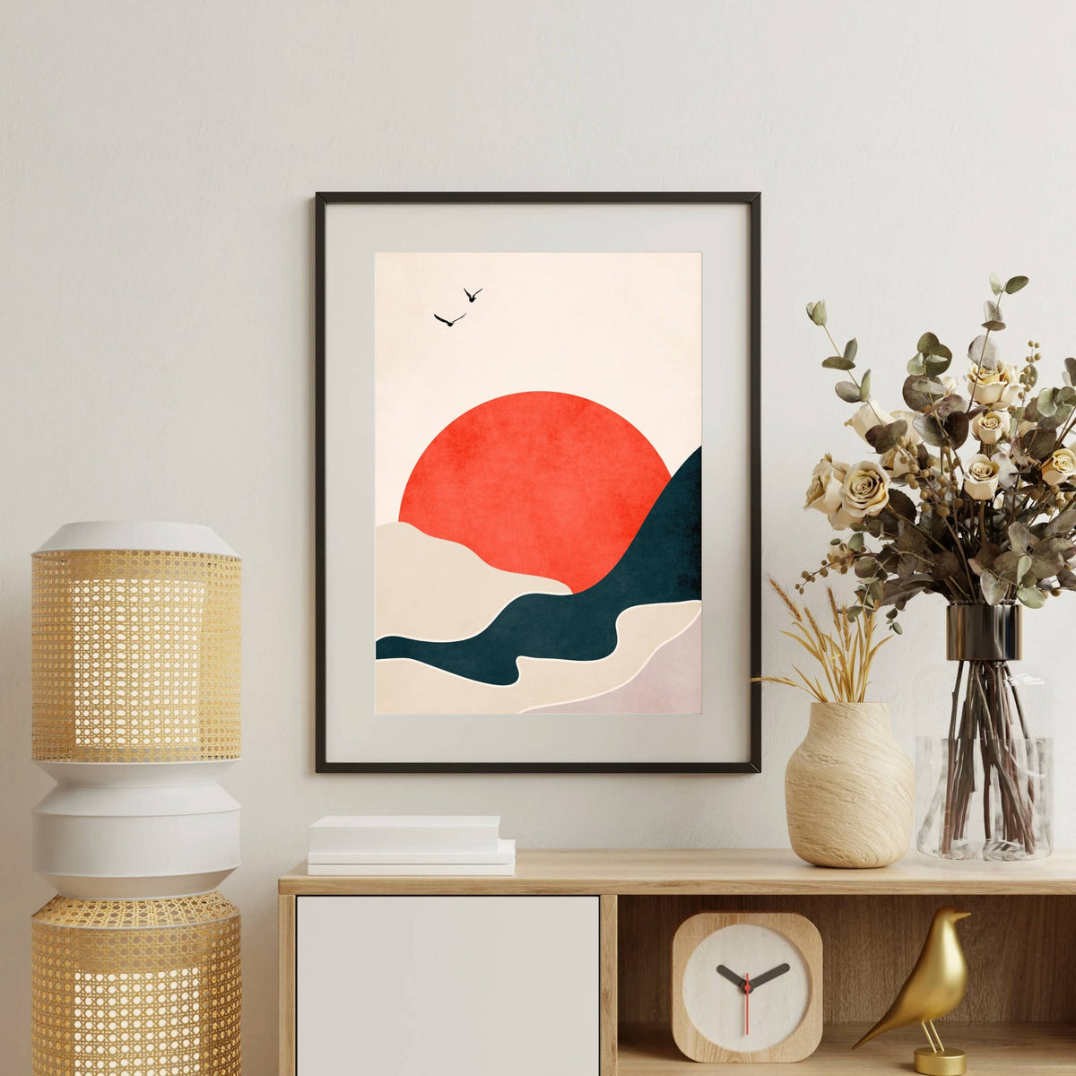 Hazel Axis Bird Wall Art Print — gallery image 8