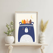 Haddon Axis Giraffe Wall Art Print — gallery image 2