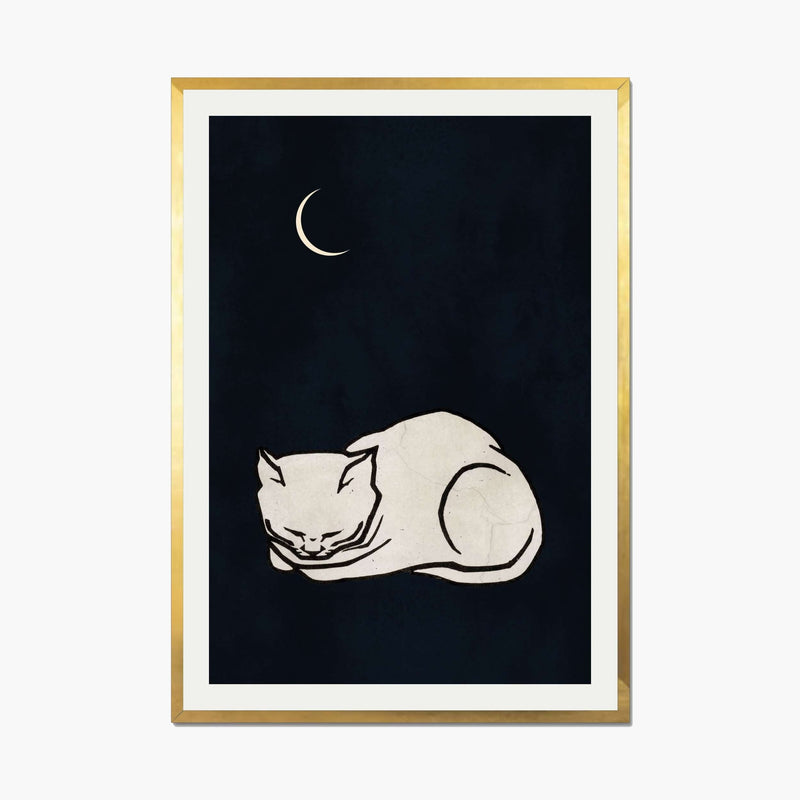 
Chestnut Axis Cat Wall Art Print — photo 1