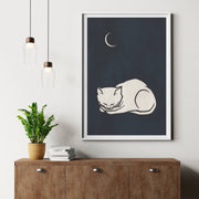 Chestnut Axis Cat Wall Art Print — gallery image 4