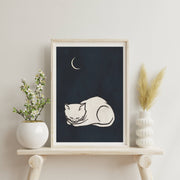 Chestnut Axis Cat Wall Art Print — gallery image 2