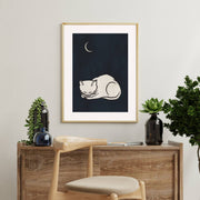 Chestnut Axis Cat Wall Art Print — gallery image 5