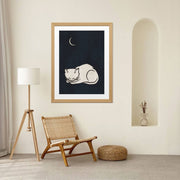 Chestnut Axis Cat Wall Art Print — gallery image 8
