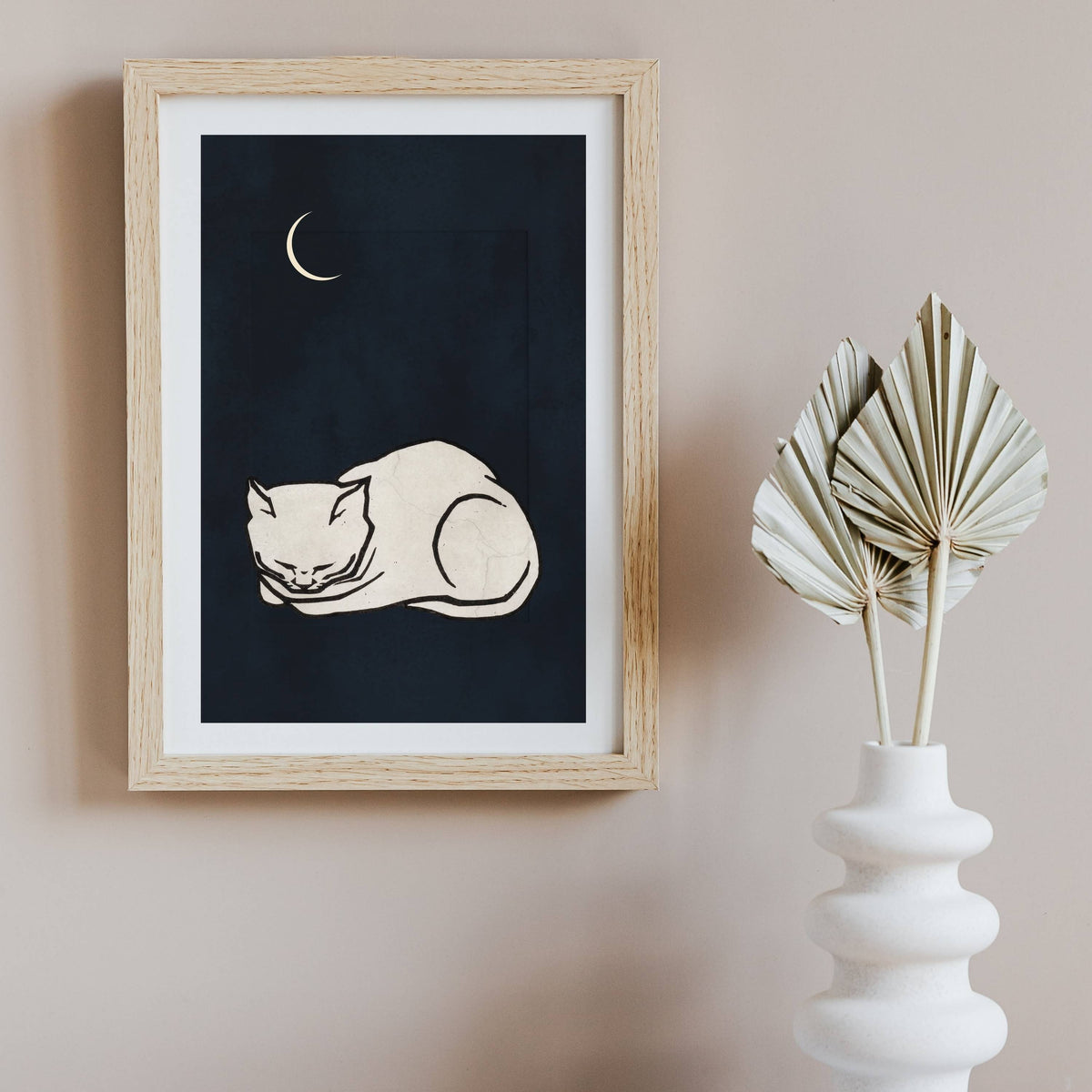 Chestnut Axis Cat Wall Art Print — gallery image 3
