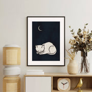 Chestnut Axis Cat Wall Art Print — gallery image 12