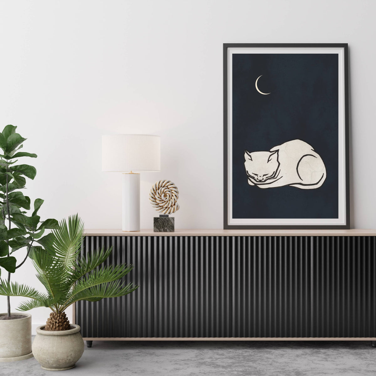 Chestnut Axis Cat Wall Art Print — gallery image 13