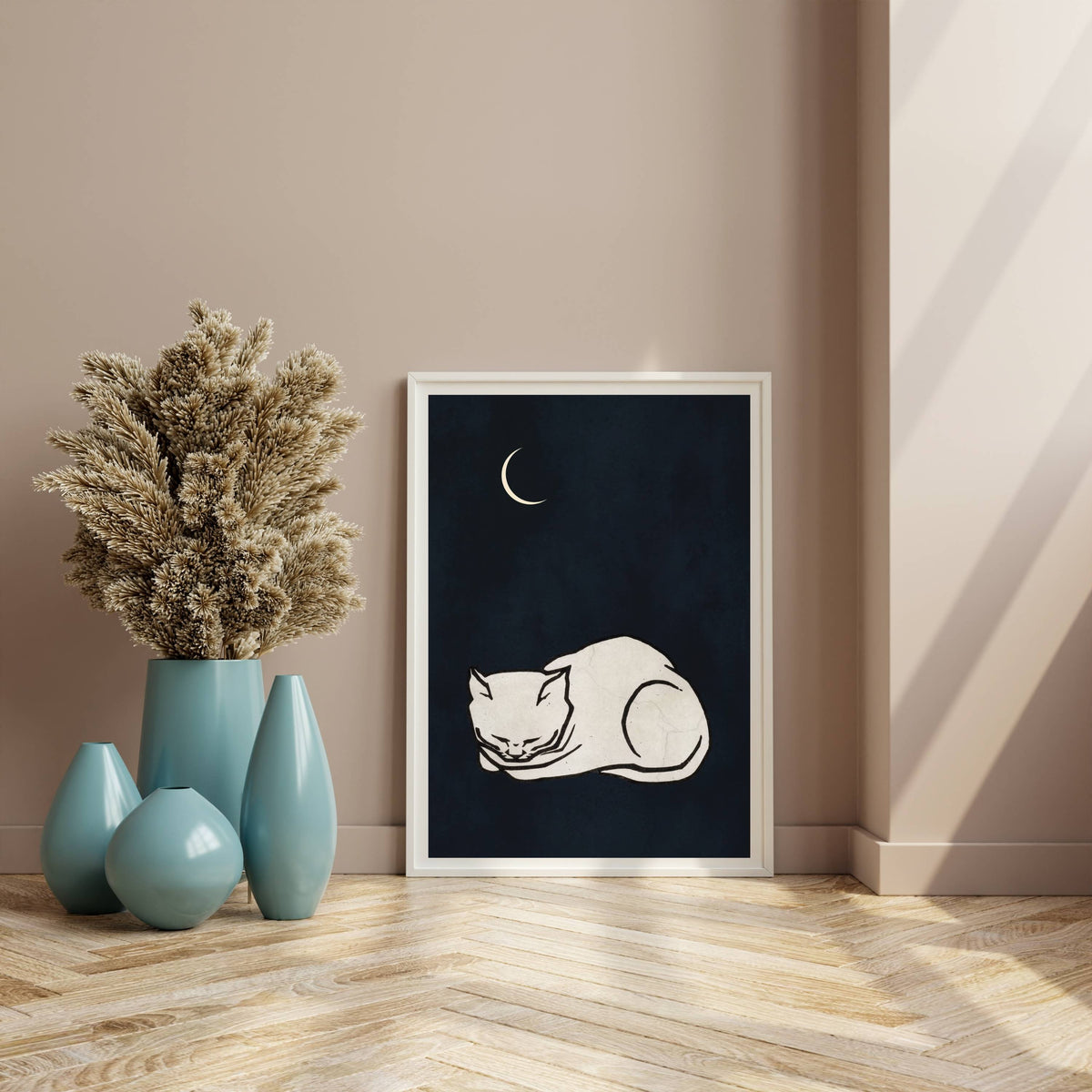 Chestnut Axis Cat Wall Art Print — gallery image 18