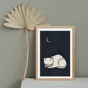Chestnut Axis Cat Wall Art Print — gallery image 7