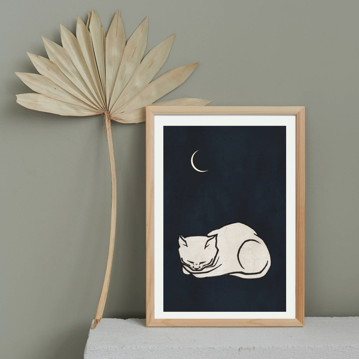 Chestnut Axis Cat Wall Art Print — gallery image 7