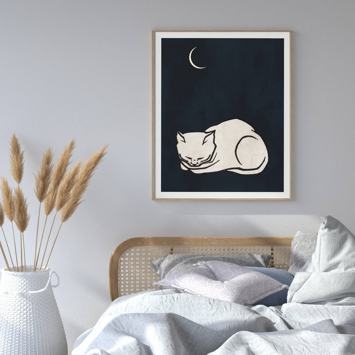 Chestnut Axis Cat Wall Art Print — gallery image 14