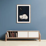 Chestnut Axis Cat Wall Art Print — gallery image 11