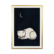 Chestnut Axis Cat Wall Art Print — gallery image 59