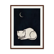 Chestnut Axis Cat Wall Art Print — gallery image 36