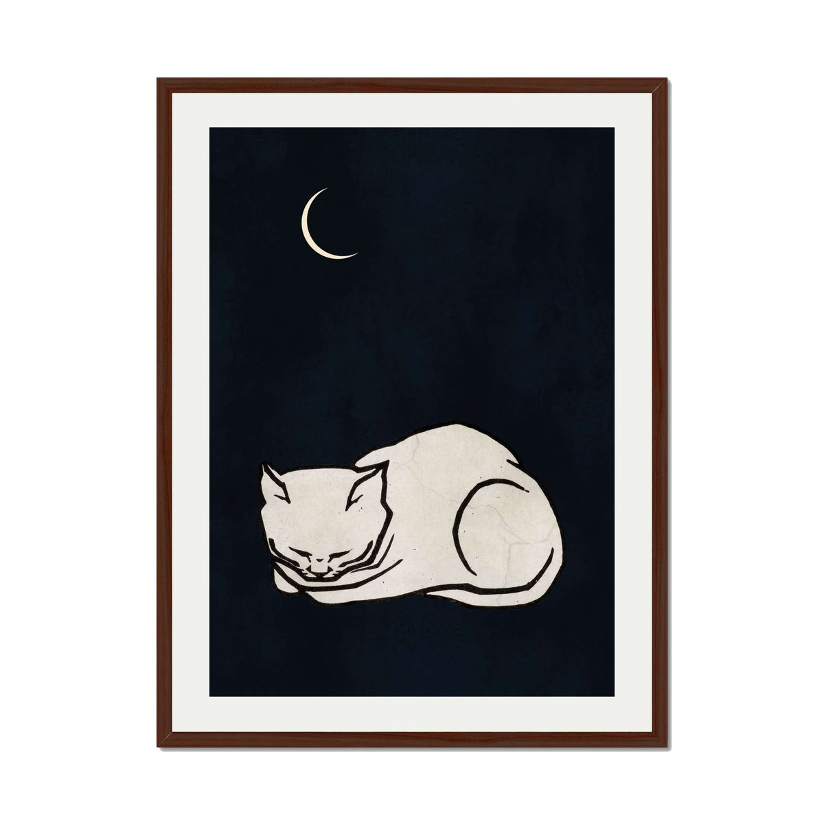 Chestnut Axis Cat Wall Art Print — gallery image 36