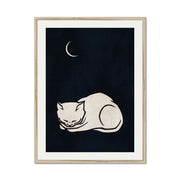 Chestnut Axis Cat Wall Art Print — gallery image 35