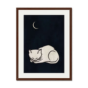 Chestnut Axis Cat Wall Art Print — gallery image 49
