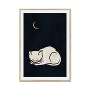Chestnut Axis Cat Wall Art Print — gallery image 60