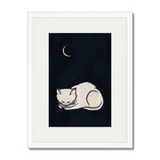 Chestnut Axis Cat Wall Art Print — gallery image 51