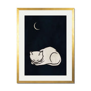 Chestnut Axis Cat Wall Art Print — gallery image 68