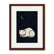 Chestnut Axis Cat Wall Art Print — gallery image 33