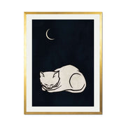 Chestnut Axis Cat Wall Art Print — gallery image 57